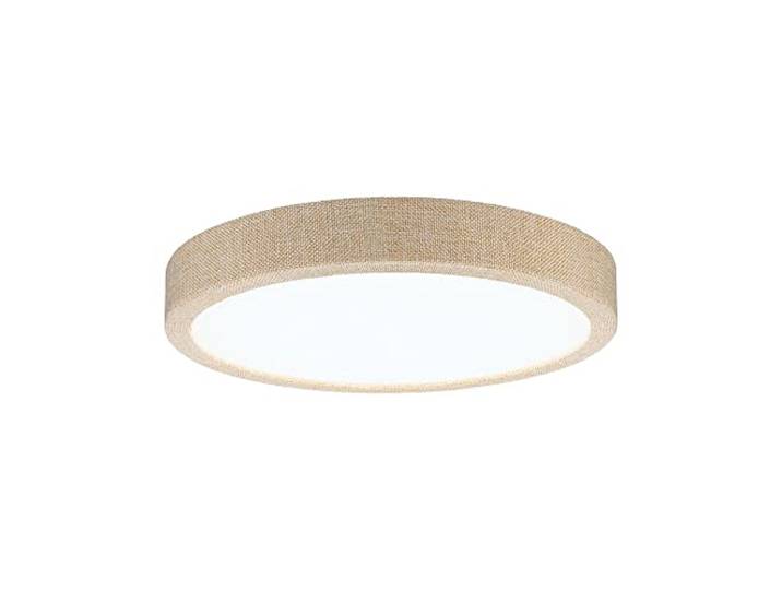 Paulmann 71054 LED Panel Cosara rund 15W IP44 1300lm 300mm Deckenleuchte in Beige Kunststoff/Stoff 4000K Badleuchte
