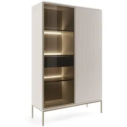 VITRINE Kaschmir 104/166/39 cm Deo
