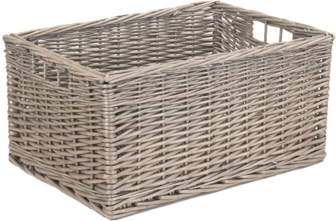 Bay Isle Home Wicker Storage Basket Antique Wash