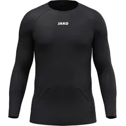 JAKO Herren Unterhemd Longsleeve Lightweight, Größe S in Schwarz Schwarz