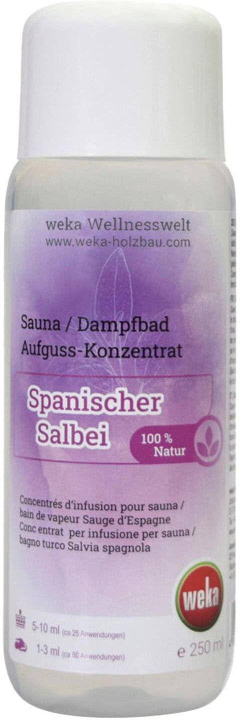 Aufgusskonzentrat WEKA "Spanischer Salbei", transparent (weiß, neutral), 250, Aufguss-Konzentrate, Aufgusskonzentrat, 250 ml
