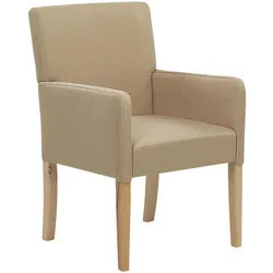 ESSZIMMERSTUHL Polsterbezug Beige Rockefeller