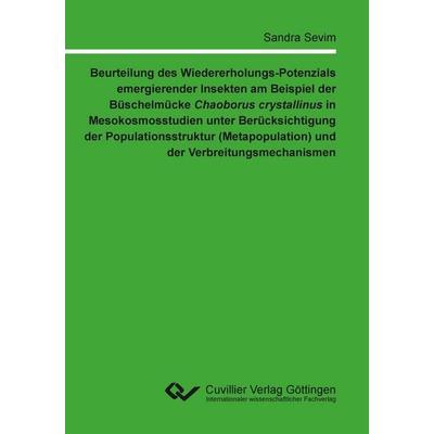 Beurteilung des Wiedererholungs-Potenzials emergierender Insekten am Beispiel der Büschelmücke Chaoborus crystallinus in Mesokosmosstudien unter
