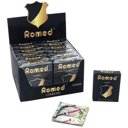 Romed Kondome Classic, mit Reservoir, Latex, 3er Pack 48 x 3er Pack = 144 Stück