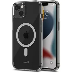 Moshi Arx Clear Slim Hardshell Case (MagSafe) for iPhone 13 - Clear (Apple iPhone 13), Smartphone Hülle, Transparent