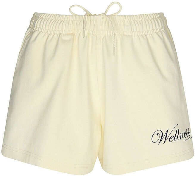 SPORTY & RICH Shorts AVENUE gelb   L L