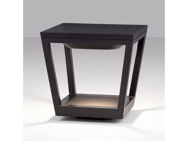 LED-Wegeleuchte 24 x 24 x 24cm Grau