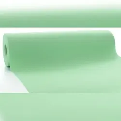 MANK Tischläufer aus Airlaid - PISTAZIE, 40 cm x 24 m, 1 Stück - Tischtuch Tischband Tischwäsche Tischdeckenrolle