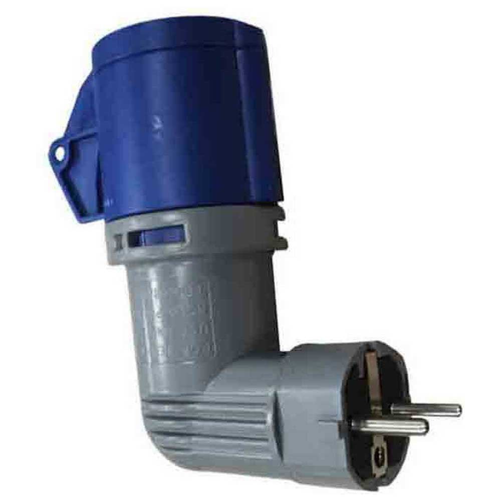 Solera Adapter 904011 Schuko naar CETAC, 16A, blauw/grijs