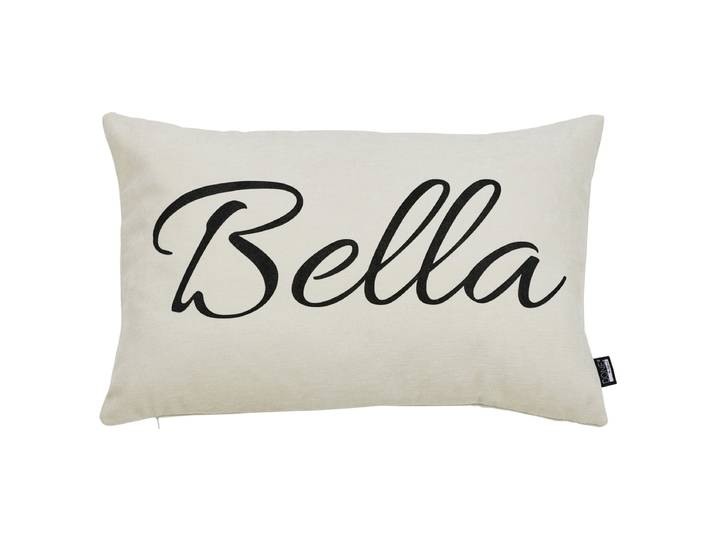Housse de coussin Bella Beige 40 x 1 x 60cm Polyester