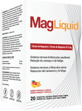 Mag Liquid Suplemento Alimentar Citrato de Magnésio 20 saquetas