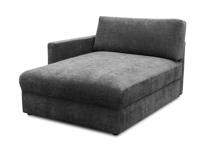 Tchibo - Ddomo Longchair »Sonderburg« links - 115x150x86cm - anthrazit -