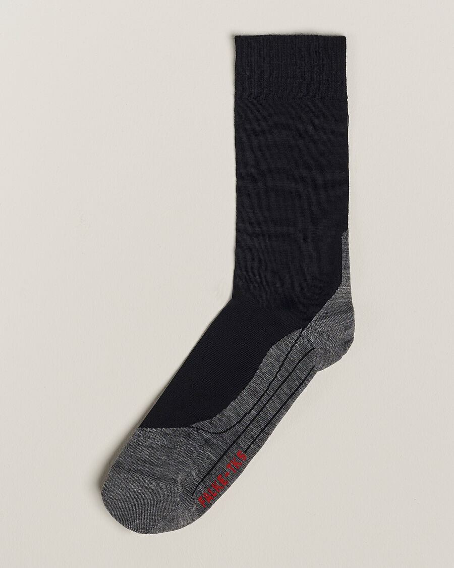 Falke TK5 Wander Trekking Socks Black Mix men 42-43 Sort