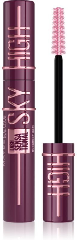 MAYBELLINE NEW YORK Lash Sensational Sky High Volumengivende og længdegivende mascara Skygge Burgundy Haze 7.2 ml