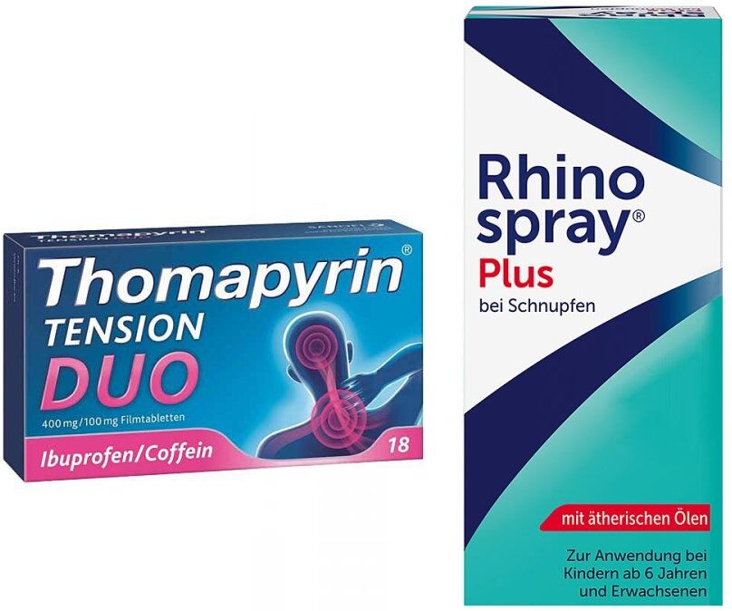 Aktionspaket - Thomapyrin TENSION DUO und Rhinospray Plus