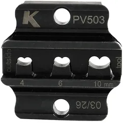 Klauke, Zange Zubehör, PV503 Presseinsatz Photovoltaik-Verbinder 4 bis 10 mm2 Passend für Ma
