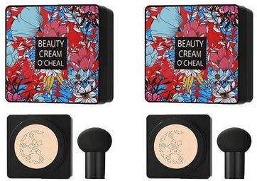 Uplifted Finds Mushroom Head Air Cushion BB Cream Foundation 2 Pcs