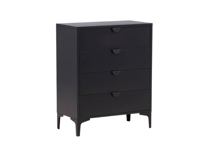 Design Kommode „Piring“ aus Metall Schwarz VE DESIGN