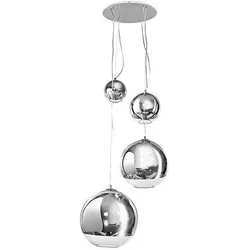 Azzardo AZ2542 Pendelleuchte Silver Ball 4x60W | E27 | IP20 - chrom