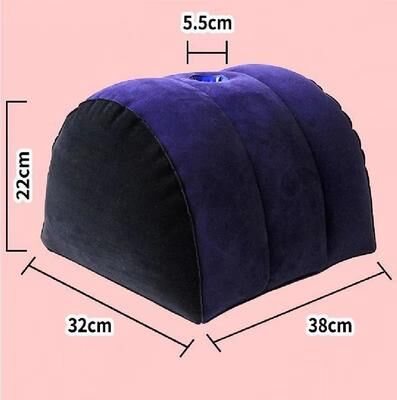 Inspired Finds Half Moon Support Pillow Inflatable Couples Position Cushion For Comfort And Pleasure long Pillow
