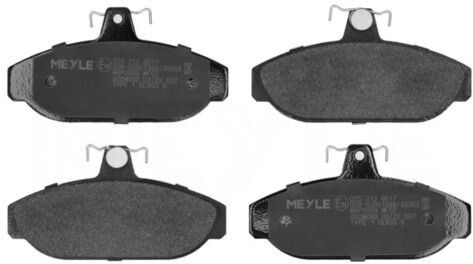 MEYLE 025 212 6617 Brake pad set