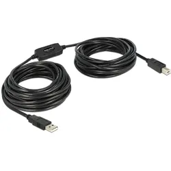 DeLOCK 11m, USB2.0-A - USB2.0-B USB Kabel USB A USB B 0,48 Gbit/s Schwarz