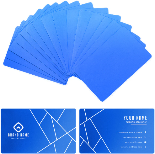 AlgoLaser Aluminum Business Cards (100 pcs)