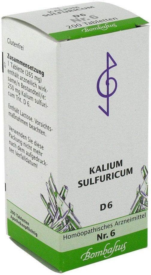 Bombastus Biochemie 6 Kalium sulfuricum D6 Tabletten