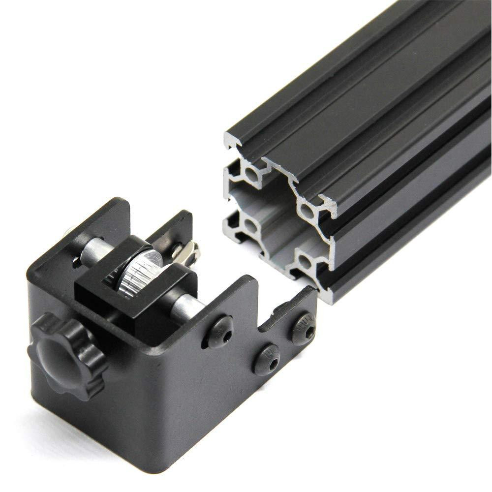 Dripio Y-as riemspanning voor 4040 aluminium profiel, zwart