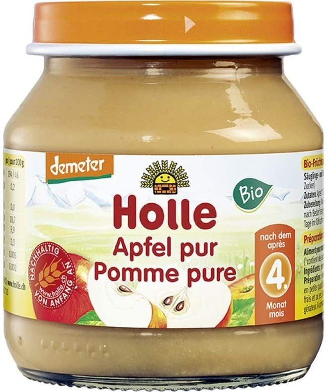 Holle Tarrito 100% Manzana +4 M 125 g