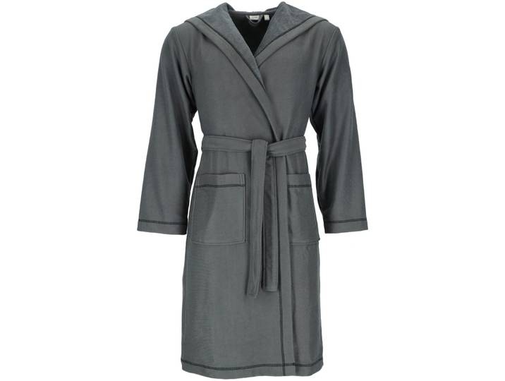 Esprit Bademantel Modern Life XS anthrazit Polyester XS