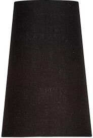 Tall Clip-On Chandelier Shade - Black - Ballard Designs
