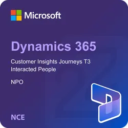 Microsoft Dynamics 365 Customer Insights Journeys T3 Interacted People - NPO (NCE)