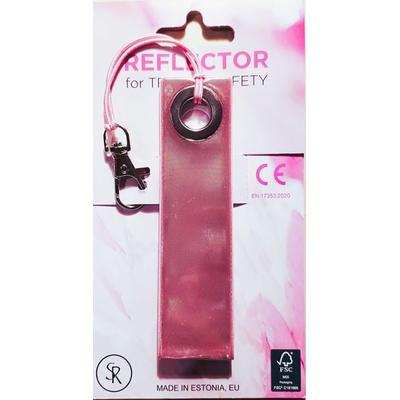 Softreflector PINK LINE (Loop) Reflektor für Jacken und Taschen