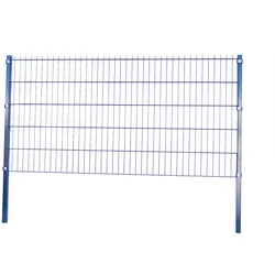 GreenYard Doppelstabmattenzaun Komplett-Set, ca. 83 cm x 10 m - Anthrazit