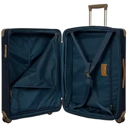 Brics Life 4 Rollen Trolley L 78 cm mit Dehnfalte, Koffer, Blau