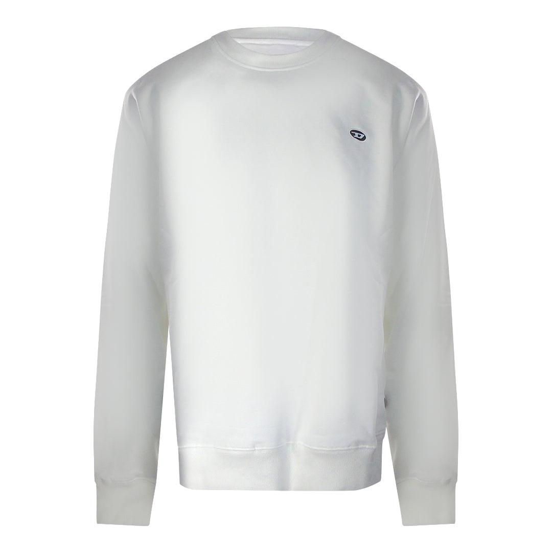 Diesel Sweatshirt, Schlicht Weiß
