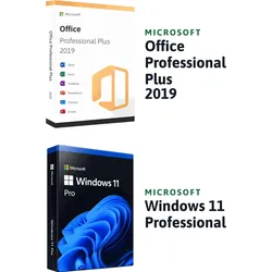 Microsoft Windows 11 Professional + Microsoft Office 2019 Professional Plus