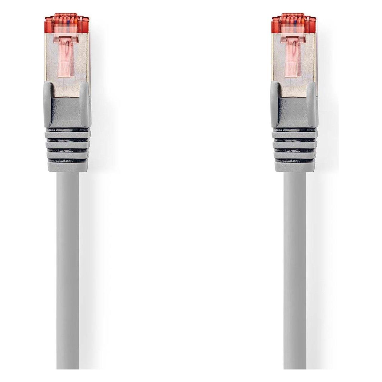 Nedis CAT6-Netzwerkkabel | RJ45 Stecker | RJ45 Stecker | S/FTP | 0.50 m | Innenbereich | Rund | PVC (S/FTP, CAT6, 0.50 m) (CCGB85221GY05)