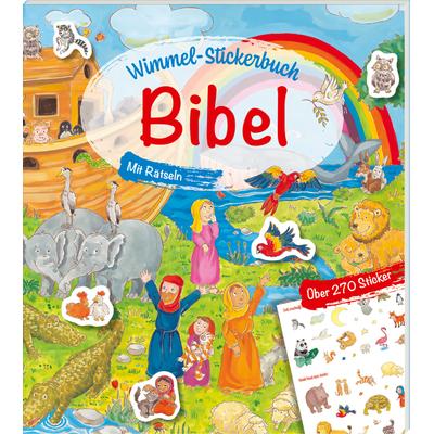 Wimmel-Stickerbuch Bibel, Gebundene Ausgabe von Melissa Schirmer, Deutsche Bibelgesellschaft, 978-3-438-04551-5