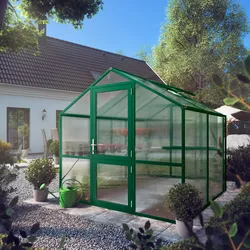 KGT Gewächshaus "Rose II",moosgrün,5,1 m2