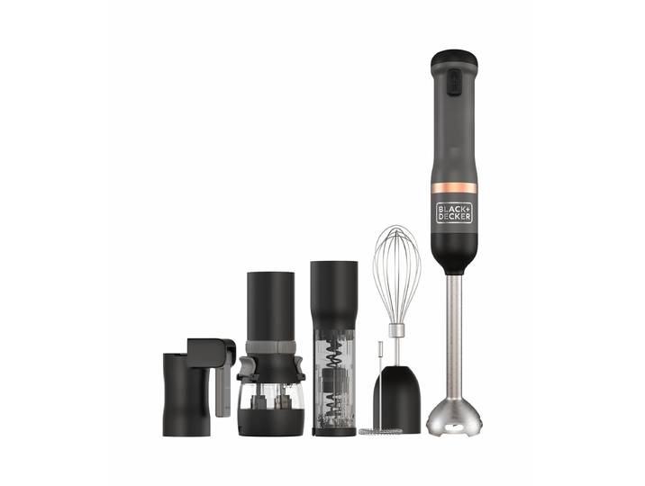 Black&Decker BCKM1016KSG Kitchen Wand Stabmixer + 5 tlg. Zubehör