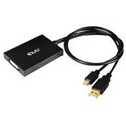 club3D Mini-DisplayPort / DVI Adapterkabel Mini DisplayPort Stecker, DVI-D 24+1pol. Buchse 0.15 m Schwarz CAC-1130 DisplayPort-Kabel