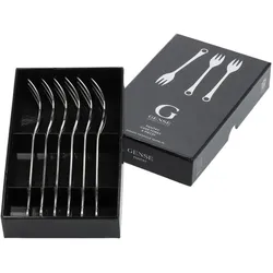 Gense Cake fork Pantry 16 cm 6 pcs. matte/gloss steel, Besteck, Silber