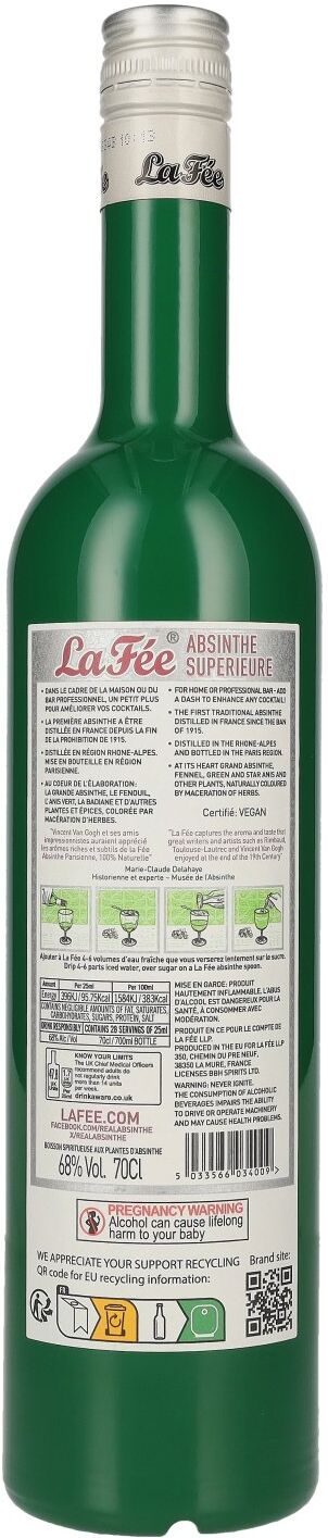 La Fée Absinthe Parisienne 68% Vol. 0,7l