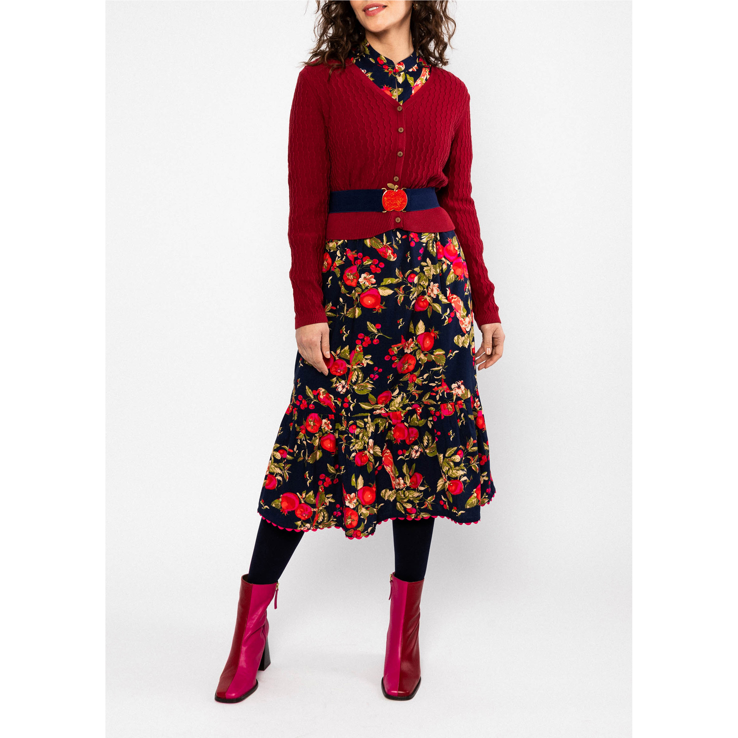 Blutsgeschwister Apple Love Damen Gürtel & Hosenträger rot Größe M Lifestyle