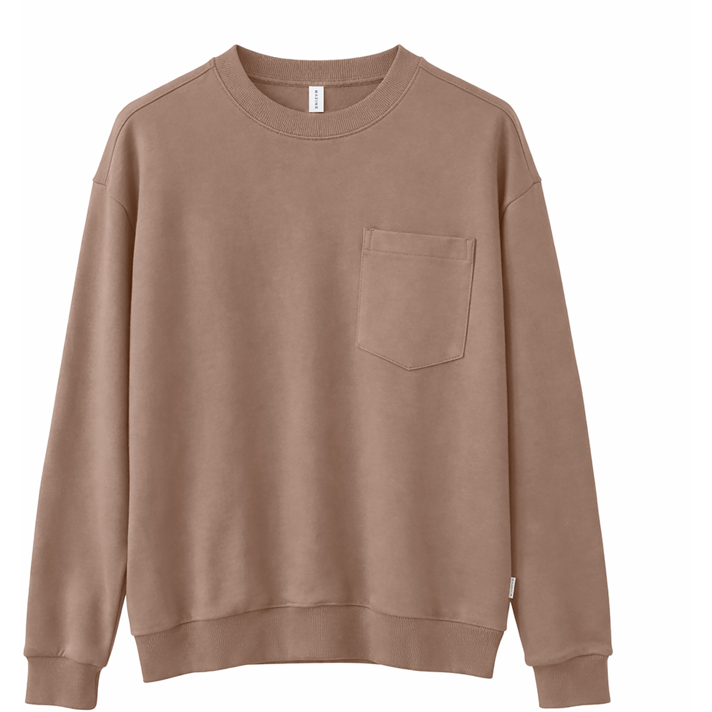 Mazine Pocket Herren Pullover braun Größe M Lifestyle Hautfreundlich