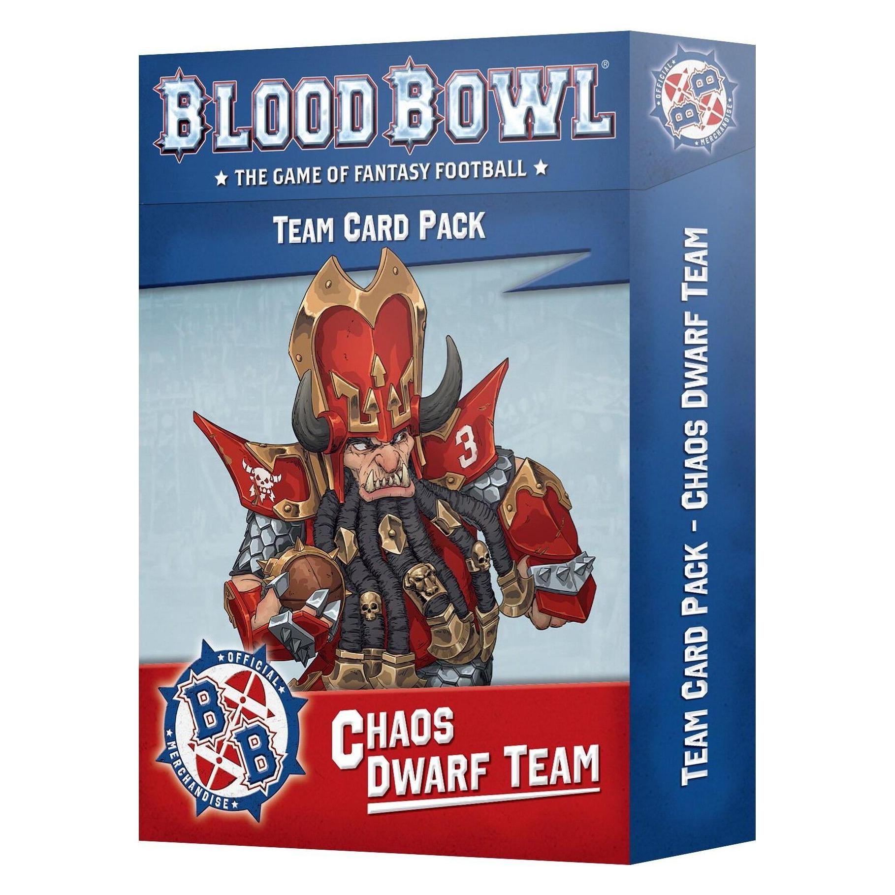 Games Workshop Blood Bowl: Chaos Dwarf Cards (Papier) (60050911001)