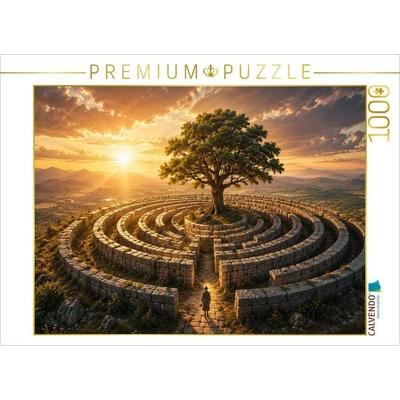 CALVENDO Puzzle Im Kreis des Lebens | 1000 Teile Lege-Größe 64x48cm Foto-Puzzle für glückliche Stunden