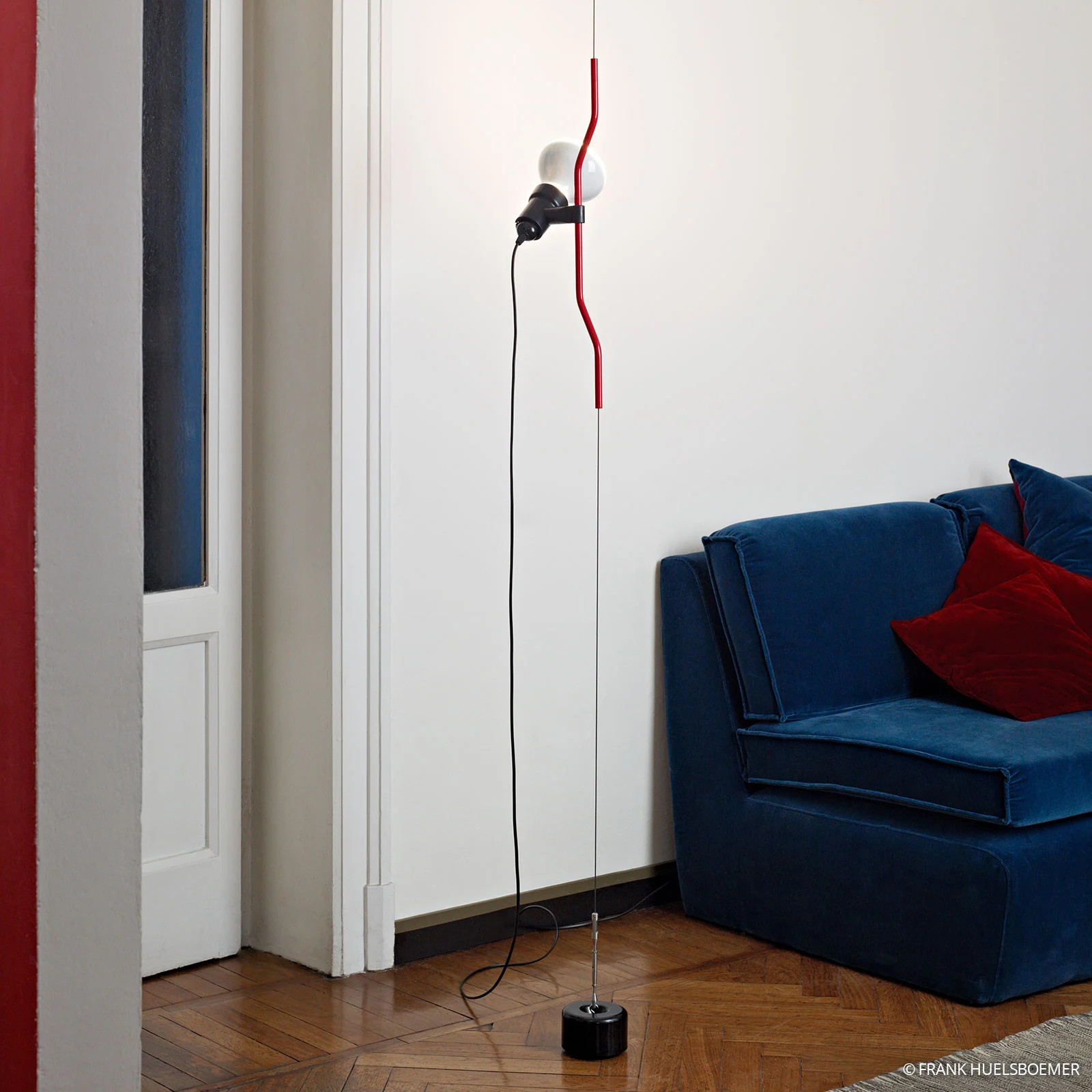 Flos Parentesi hanglamp rood